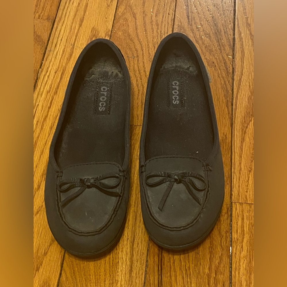 Crocs Women's Wrap Colorlite Ballet Flat Gray‎ Size 8 Slip Ons